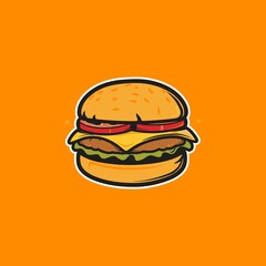 Burger shop logo