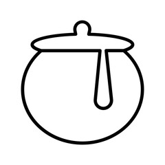 Honey Pot Vector Icon