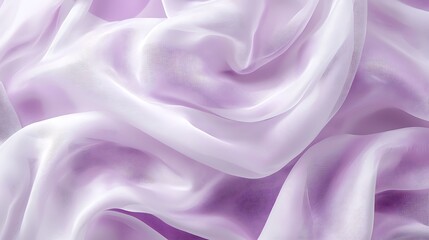 Fototapeta premium Abstract white and Light Purple silk fabric weave of cotton or linen satin fabric lies texture background.