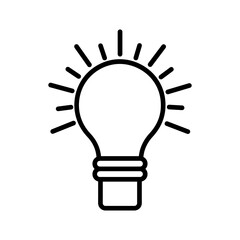 Light Bulb Vector Icon