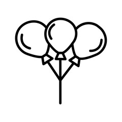Balloons Vector Icon