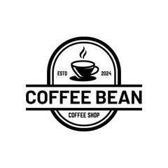 Coffee logo vector icon illustration hipster retro vintage