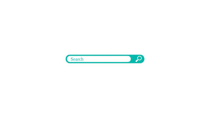 Search Bar Icon Set Vector Design on White Background.