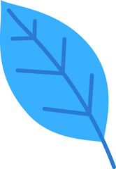 Leaf icon. Flat style. Organic sign.