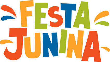 Festa junina poster. Celebrate template.