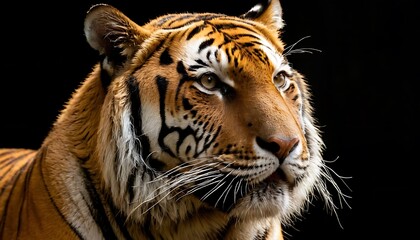 Fototapeta premium wild female bengal tiger or panthera tigris fine art portrait walking head on or territory stroll in summer season morning9