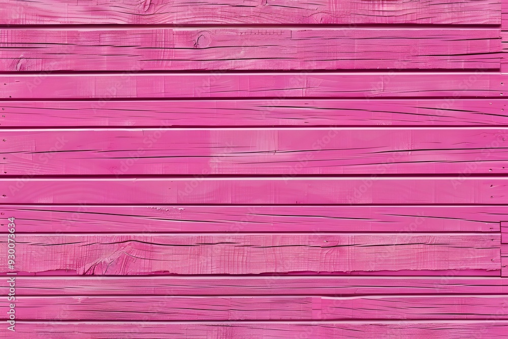 Wall mural pink horizontal wooden background