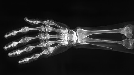An x-ray of a hand 