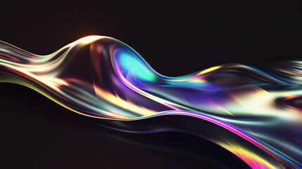 Naklejka premium Abstract 3d background in black