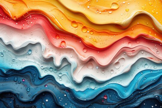 abstract background in colors and patterns for National Mud Pack Day - Powered by Adobe