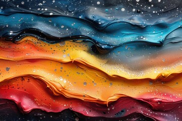 abstract background in colors and patterns for National Mud Pack Day