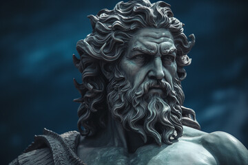 Ancient god hero mythology generative AI image