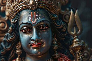 Fototapeta premium Statue of god created with generative AI technology