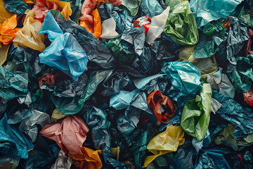 Worldwide ecology protection campaign, eco save planet concept, anti pollution, Generative AI