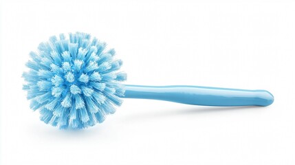 Toilet Brush Isolated on White Background for Cleaning Tools Collection
