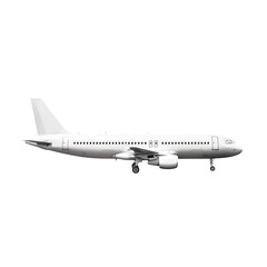 Obraz premium Free aeroplane in transparent background