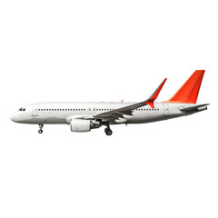 Obraz premium Free aeroplane in transparent background