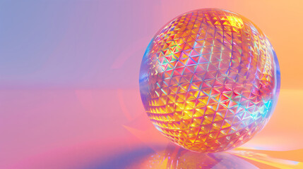 Sapphire to amber gradient background