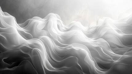 Obraz premium Artistic Illustration of Smoke and Clouds