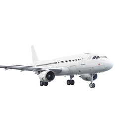 Obraz premium Free aeroplane in transparent background