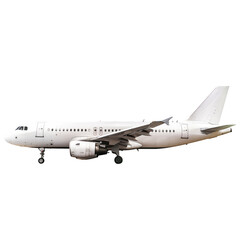 Obraz premium Free aeroplane in transparent background