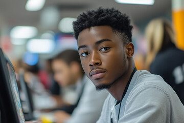 Youth participating in a financial literacy workshop, learning how to manage their money and invest wisely.