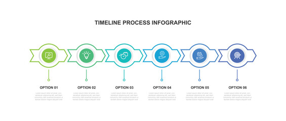 Design template infographic vector with 5 step line connected and icons suitable for business information and web presentation