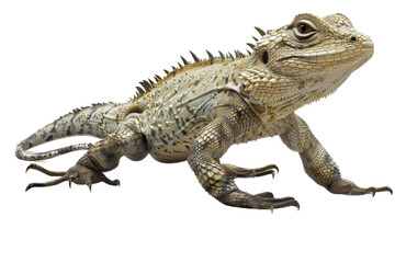 Naklejka premium Celophysis przedstawiony na czystym, białym tle, skupiający się na jego zwinnej formie, skomplikowanej fakturze i unikalnych cechach, z profesjonalnym wyglądem