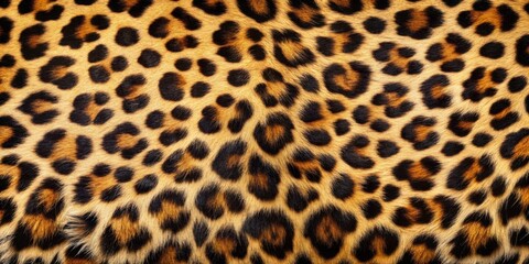 Realistic leopard skin texture with spotted fur, leopard, texture, fur, pattern, abstract, background, spotted, animal