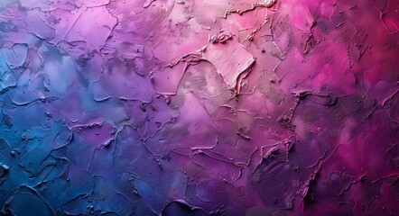 Vibrant Abstract Art, Colorful Painting with Pink and Purple Hues