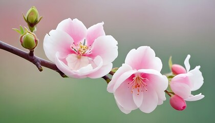 Beautiful blossom tree. Nature scene with sun in Sunny day. Spring flowers. Abstract blurred background in Springtime.7