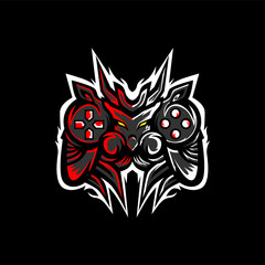 Obraz premium design logo gaming esport