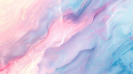 Obraz premium Delicate pastel marble pattern showcases soft lines and flowing shapes in serene shades, perfect for creative projects and calming aesthetics