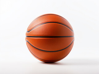 Obraz premium Basketball is on a white background