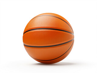 Obraz premium Basketball isolated on white background