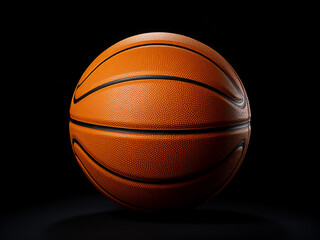 Obraz premium Basketball isolated on a white background