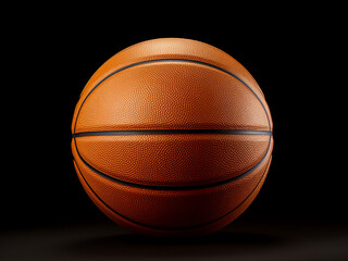 Obraz premium Basketball isolated on a white background
