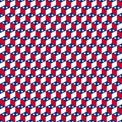 Cubic independence seamless pattern