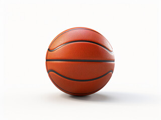 Obraz premium Sports basketball isolated on a white surface