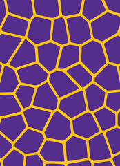 Voronoi diagram geometric tile texture, background, stone texture, print fabric vector mosaic patterns. Irregular cells background pattern. 2D Geometric shapes.