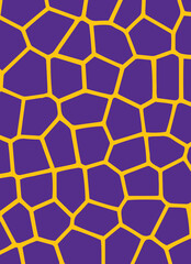 Voronoi diagram geometric tile texture, background, stone texture, print fabric vector mosaic patterns. Irregular cells background pattern. 2D Geometric shapes.