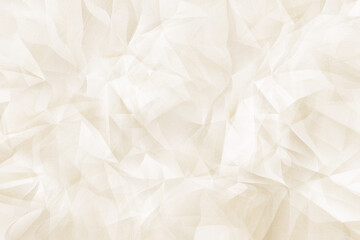 Obraz premium しわくちゃの紙テクスチャを重ねたようなアイボリーのイメージ画像。エレガントでサステナビリティな背景