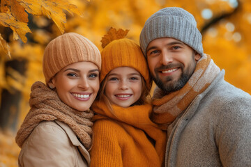 Family In Autumn