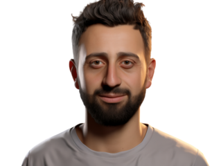 Professional PNG Cutout of a Handsome Caucasian Man: Designed for Easy Integration into Creative Projects, Offering Detailed Facial Features and Excellent Image Quality