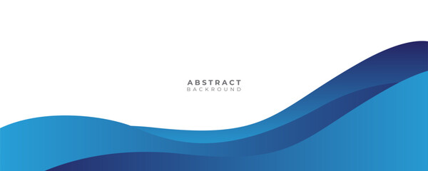 Dynamic abstract blue wave design on white background. Ideal for presentations, web design, or branding projects.