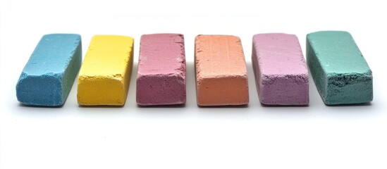 Assortment of Colorful Chalk Sticks