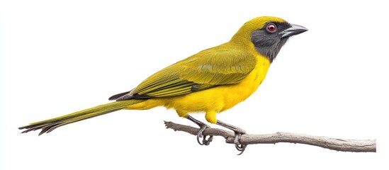 Fototapeta premium Yellow-throated Bulbul Perched on a Branch