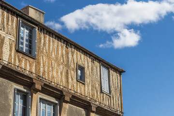 Fototapeta premium the town of Chatillon sur Seine, in Burgundy
