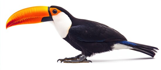 Fototapeta premium A Colorful Toucan with a Large Beak