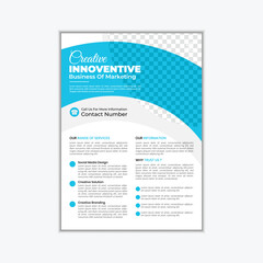 Corporate flyer design business flyer template